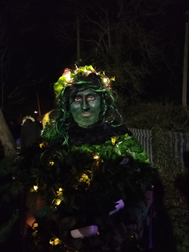 green man in full regalia