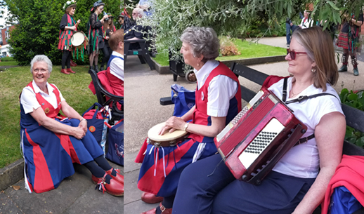 having a rest between dances