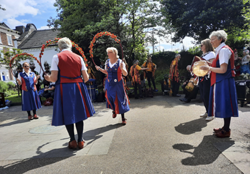 dancing in the sun at the Stourbridge Day of Dance